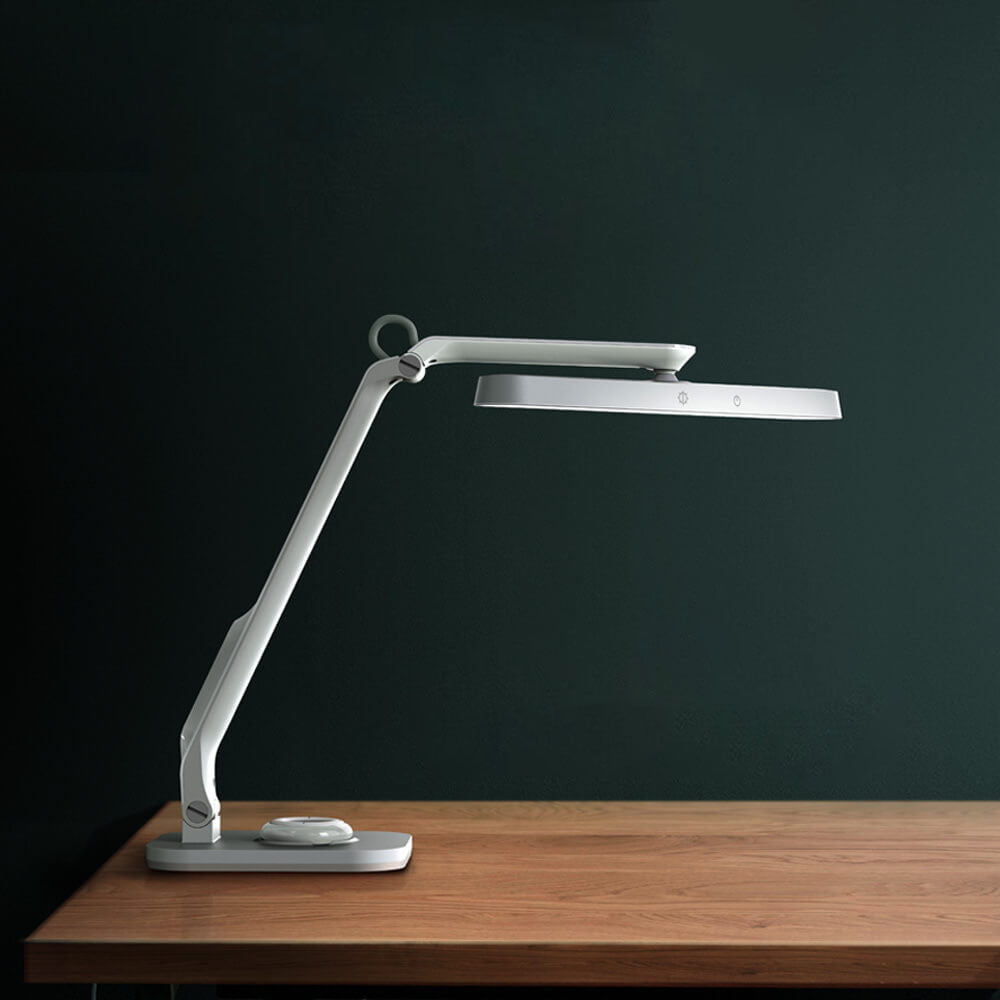 Nevosa | Lampe de bureau LED pliante avec protection oculaire moderne pour étudiant, chargement USB