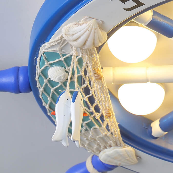 Nevosa | NautiGlow Lampe de Plafond LED pour Enfants | Design Bateau à Voile | Style Dessin Animé | Éclairage Ambiant