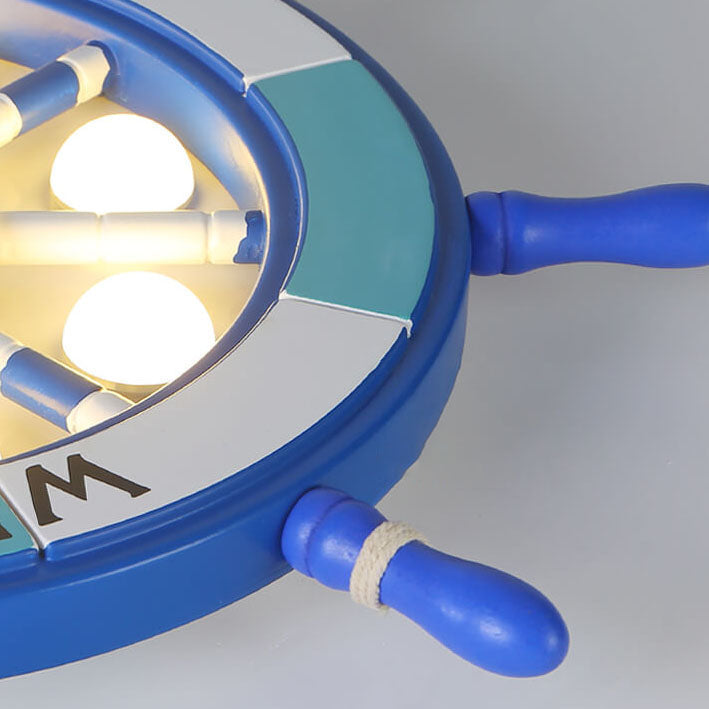 Nevosa | NautiGlow Lampe de Plafond LED pour Enfants | Design Bateau à Voile | Style Dessin Animé | Éclairage Ambiant