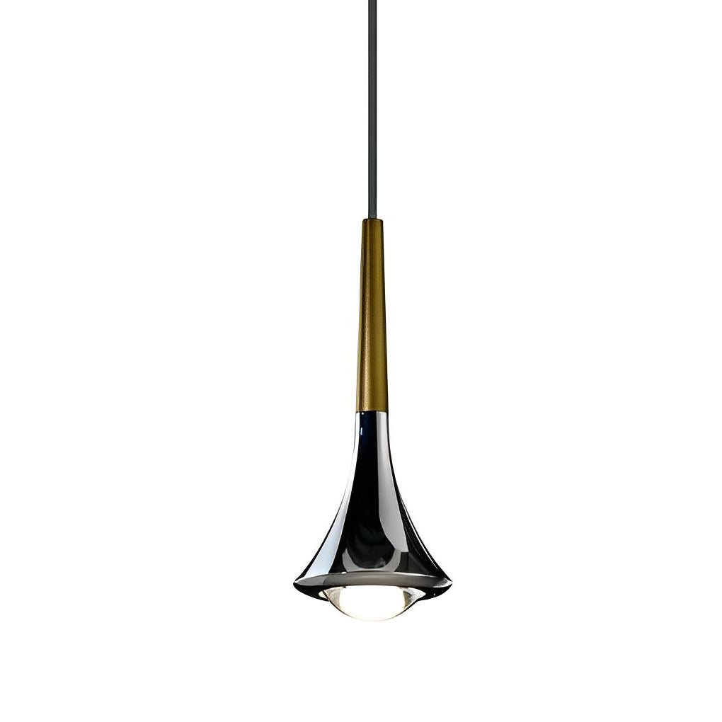 Nevosa | LumiDrop Design Nordique Luminaires Suspendues | Forme de Goutte | Lumière LED Élégante pour Salle à Manger & Salon | En Noir, Or & Chrome