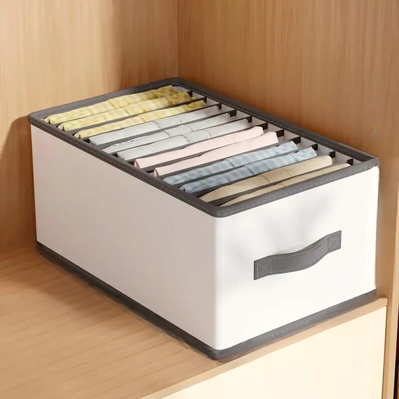 Organisateur de tiroir pliable Panier de rangement avec compartiments