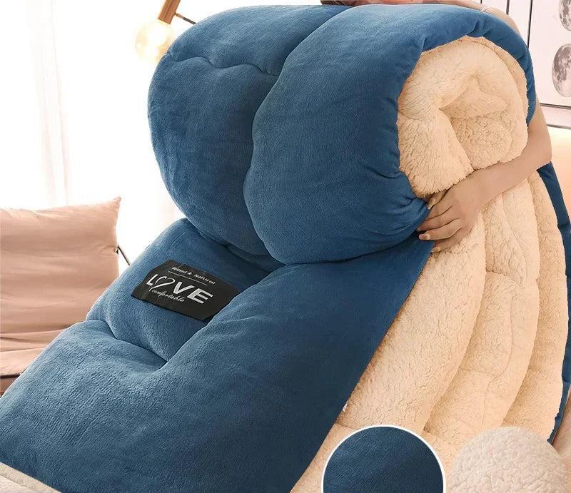 Couette d'hiver premium avec double couche de flanelle