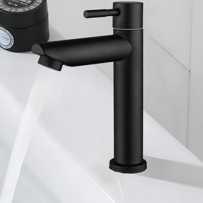 Nevosa | EcoGold | Robinet de salle de bain moderne à levier simple