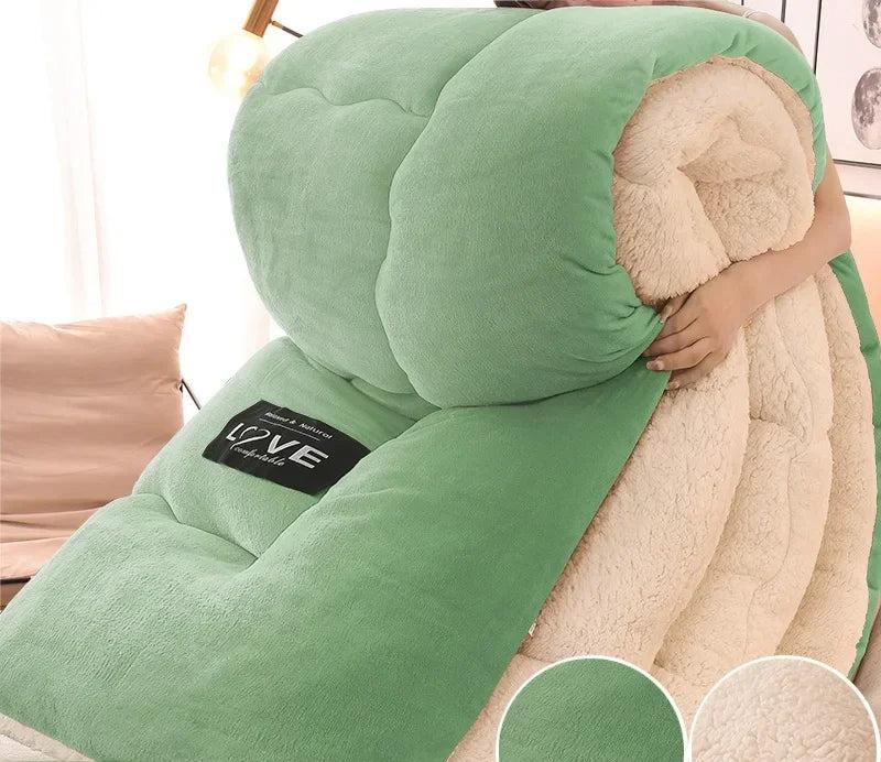 Couette d'hiver premium avec double couche de flanelle