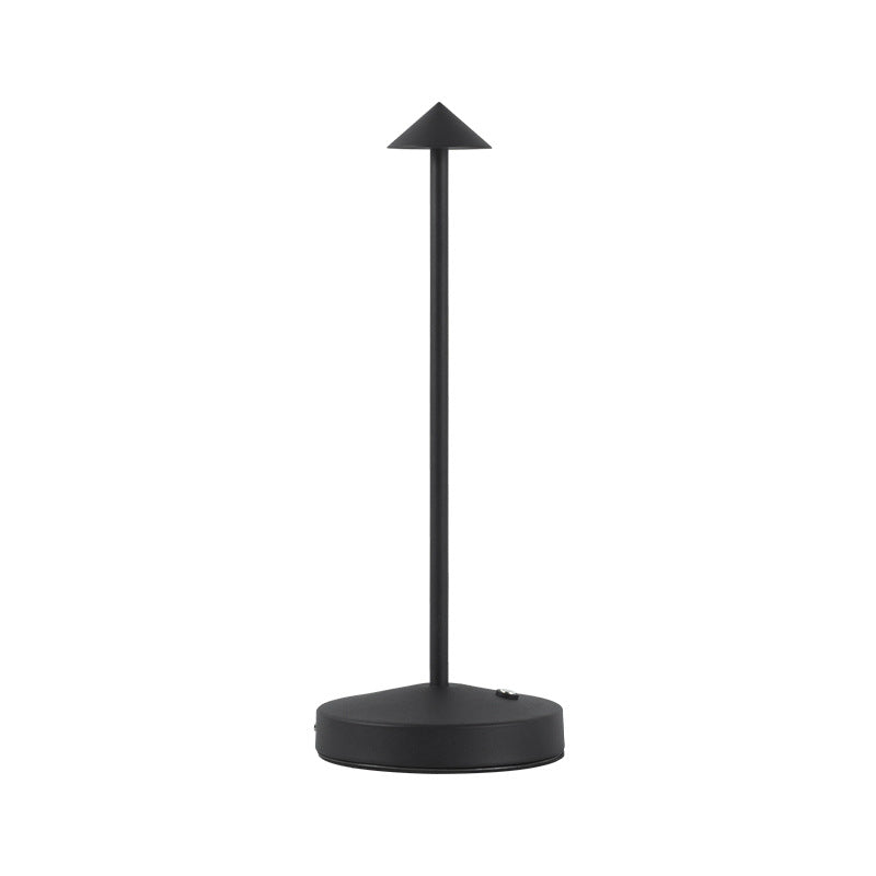 Nevosa | Simplicité Moderne Lampe de Table en Acrylique Cylindre Rond en Fer LED Triangle pour le Salon