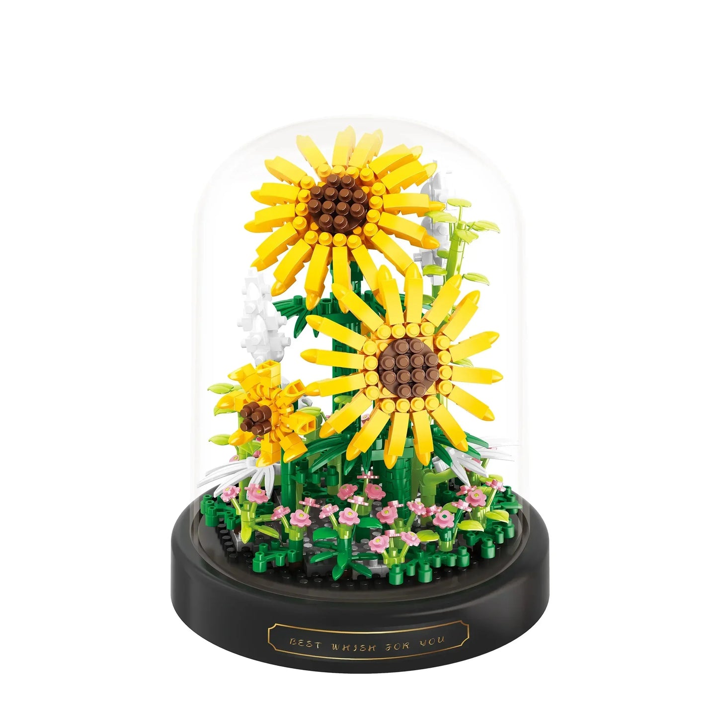 Nevosa | BloomBrick DIY Micro Fleur Blocs de Construction | Mini Casse-Tête en Briques | Décoration d'Intérieur & Idée Cadeau pour Enfants