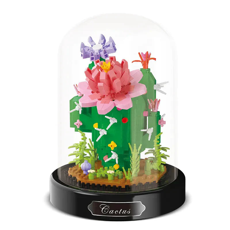 Nevosa | BloomBrick DIY Micro Fleur Blocs de Construction | Mini Casse-Tête en Briques | Décoration d'Intérieur & Idée Cadeau pour Enfants