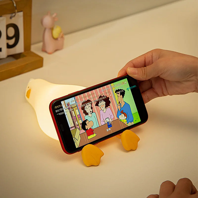 Nevosa | QuackyGlow Lampe d'ambiance LED Canard | Lampe de nuit amusante | Decoration LED pour la maison et la chambre d'enfants