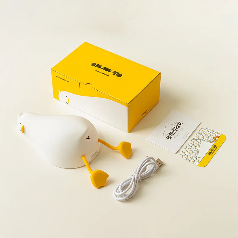 Nevosa | QuackyGlow Lampe d'ambiance LED Canard | Lampe de nuit amusante | Decoration LED pour la maison et la chambre d'enfants