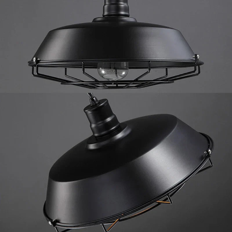 Nevosa | Lampe à Pendre Vintage Loft : Lustre en Fer Industriel Rétro pour Salon, Restaurant, Bar, Cuisine
