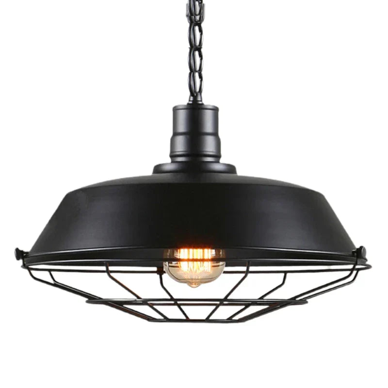Nevosa | Lampe à Pendre Vintage Loft : Lustre en Fer Industriel Rétro pour Salon, Restaurant, Bar, Cuisine