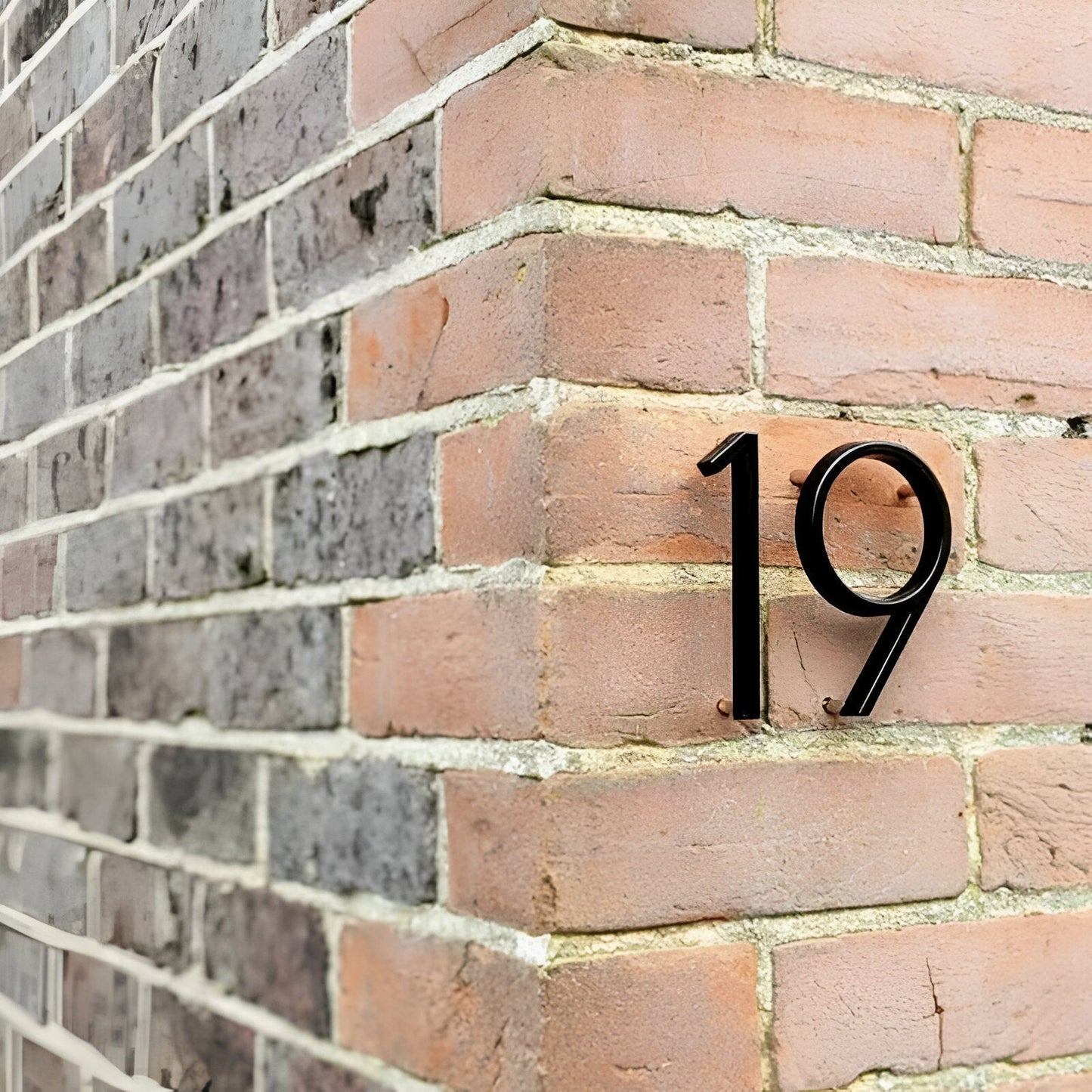 Nevosa | Numéro de maison complet noir - Numéro de maison moderne - Panneau de numéro de maison