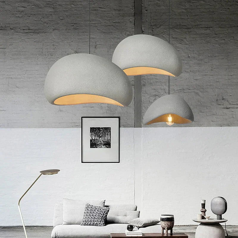Nevosa | ZenGlow Wabi Sabi Suspension Luminaire | Design Minimaliste | Luminaire Suspended Élégant pour Salon & Salle à Manger