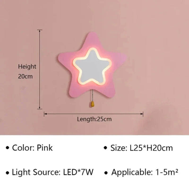 Nevosa | Lampe murale LED pour chambres d'enfants et couloirs