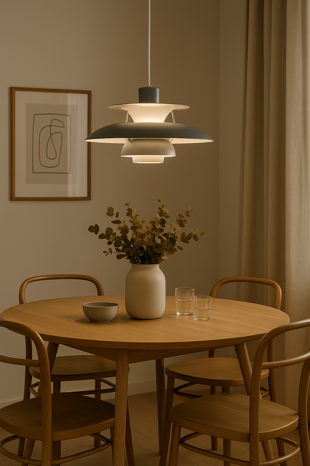 Nevosa | Lampe de plafond LED moderne ronde – Dimmable & Durable – Éclairage stylé pour le salon, la salle à manger & le bureau
