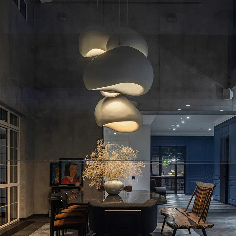 Nevosa | ZenGlow Wabi Sabi Suspension Luminaire | Design Minimaliste | Luminaire Suspended Élégant pour Salon & Salle à Manger