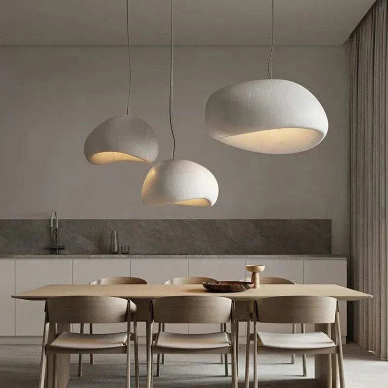 Nevosa | ZenGlow Wabi Sabi Suspension Luminaire | Design Minimaliste | Luminaire Suspended Élégant pour Salon & Salle à Manger