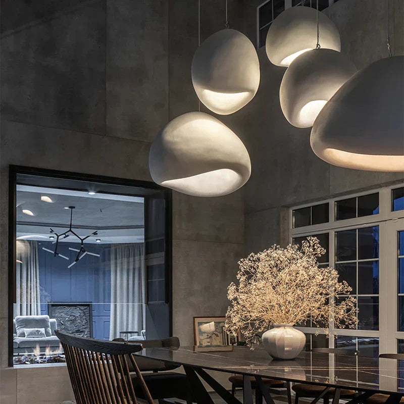 Nevosa | ZenGlow Wabi Sabi Suspension Luminaire | Design Minimaliste | Luminaire Suspended Élégant pour Salon & Salle à Manger