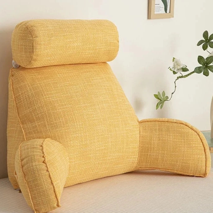 Coussin ergonomique pour dossier avec accoudoirs et appui-tête