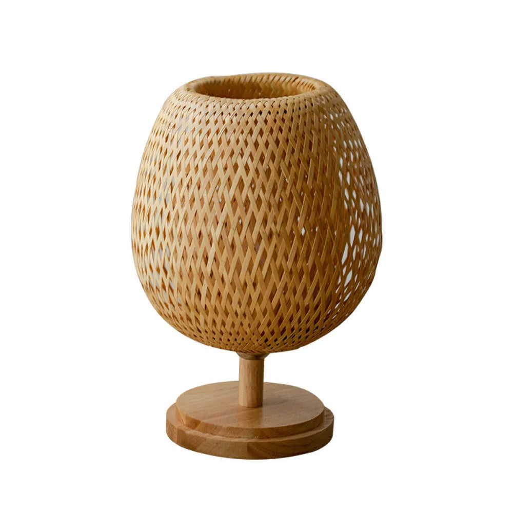 Nevosa | Lampe en rotin - Lampe panier à intensité variable pour la décoration de la chambre et du salon