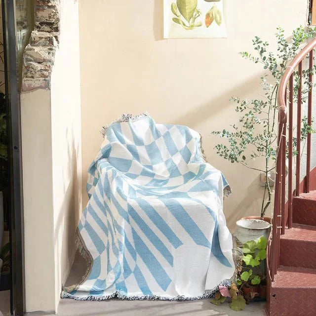 Nevosa | Tapisserie murale tissée abstraite couverture