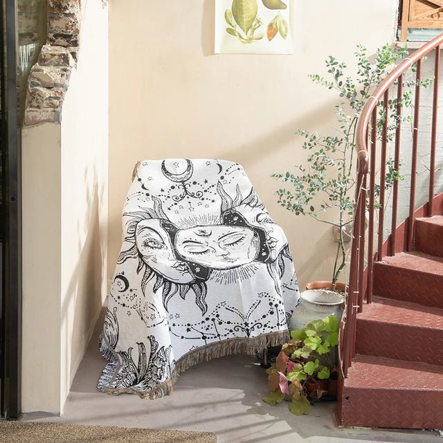 Nevosa | Tapisserie murale tissée abstraite couverture