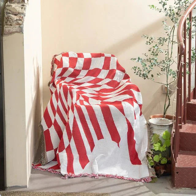 Nevosa | Tapisserie murale tissée abstraite couverture