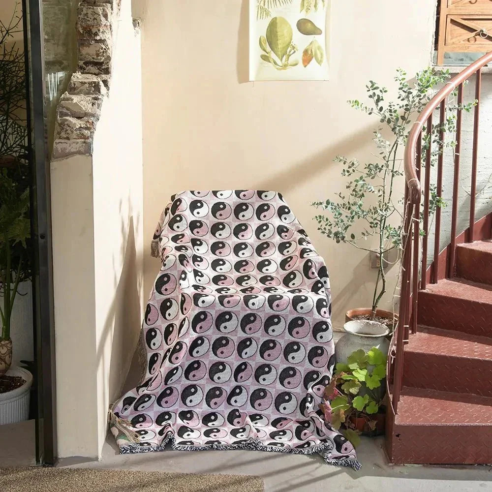 Nevosa | Tapisserie murale tissée abstraite couverture