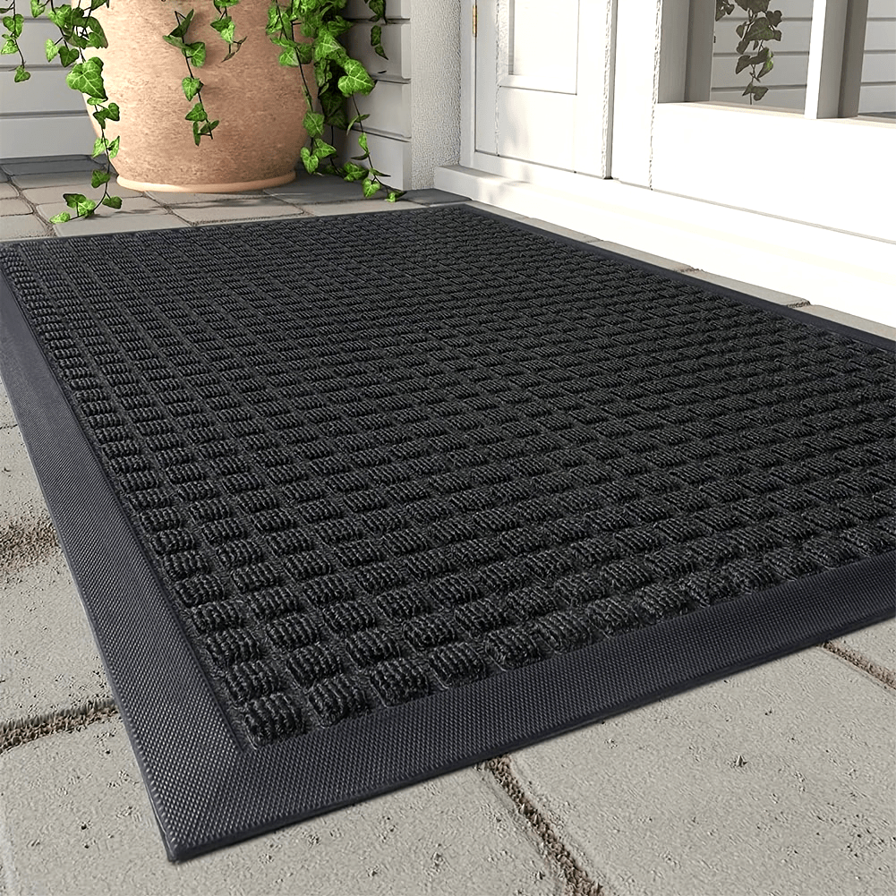 Tapis absorbant antidérapant pour intérieur et extérieur