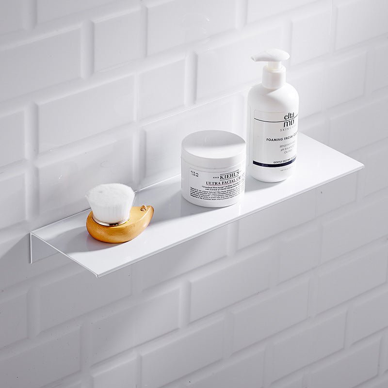 Étagères de salle de bain en aluminium brossé