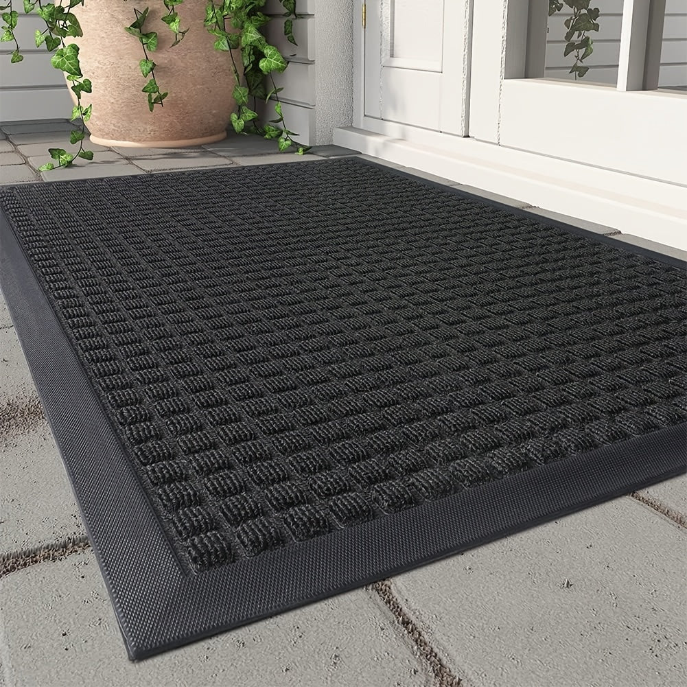 Tapis absorbant antidérapant pour intérieur et extérieur