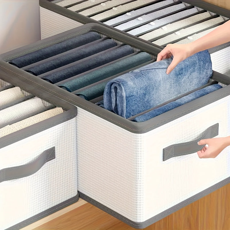 Organisateur de tiroir pliable Panier de rangement avec compartiments