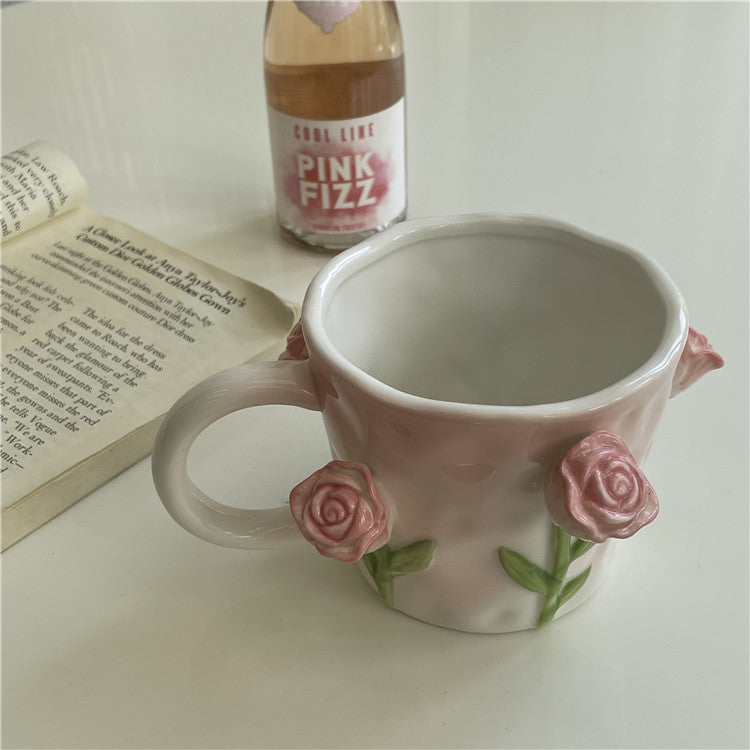 Nevosa | Mug peint à la main floral 3D Frendorf