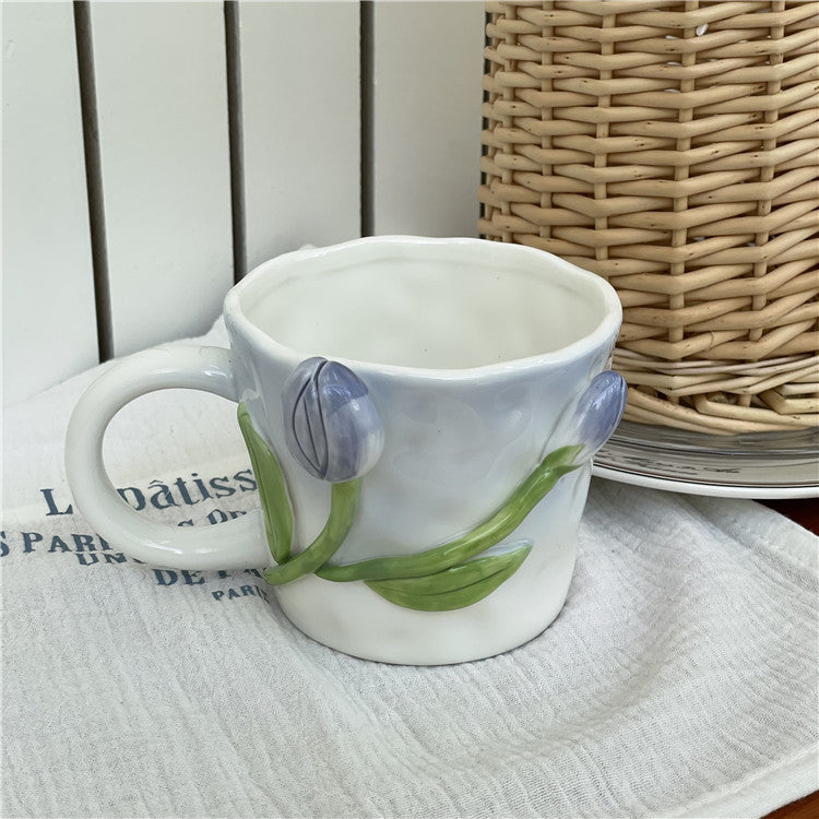 Nevosa | Mug peint à la main floral 3D Frendorf