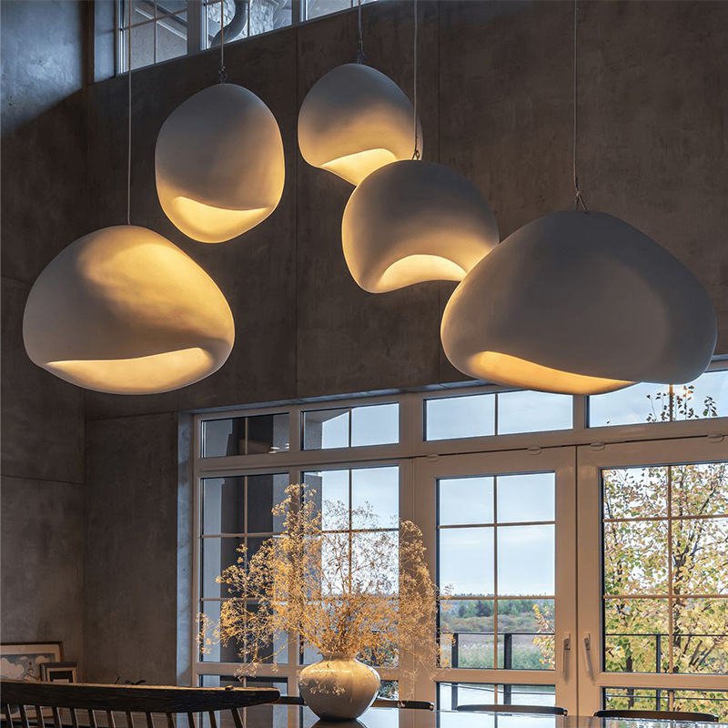 Nevosa | ZenGlow Wabi Sabi Suspension Luminaire | Design Minimaliste | Luminaire Suspended Élégant pour Salon & Salle à Manger
