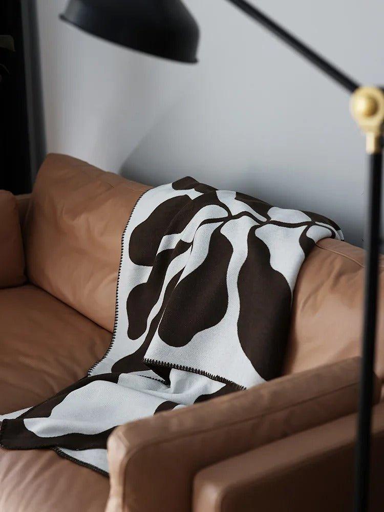 Nevosa | Couverture moderne et abstraite dans le style bohémien – Couverture de style nordique, couvre-lit, couvre-lit