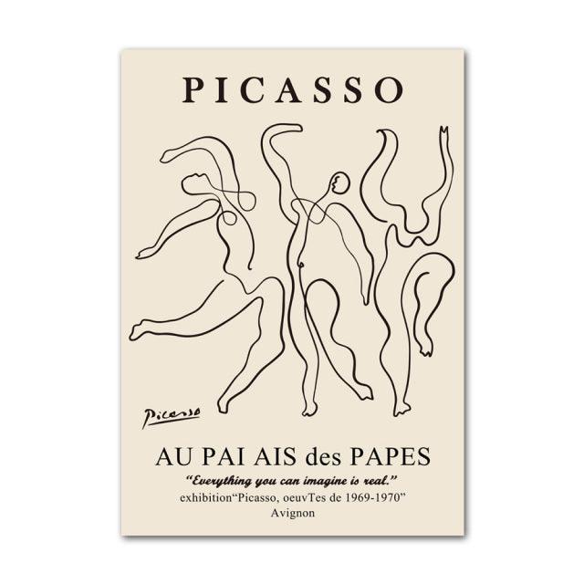 Nevosa | Henri Matisse Picasso Abstrait Toile