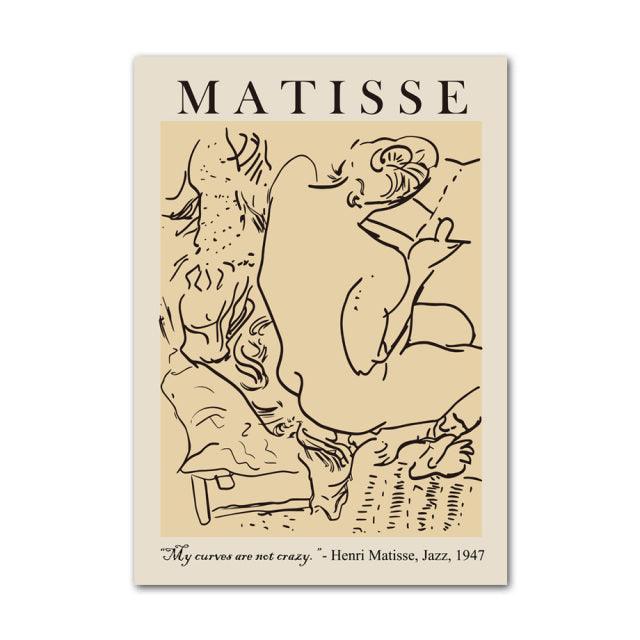 Nevosa | Henri Matisse Picasso Abstrait Toile