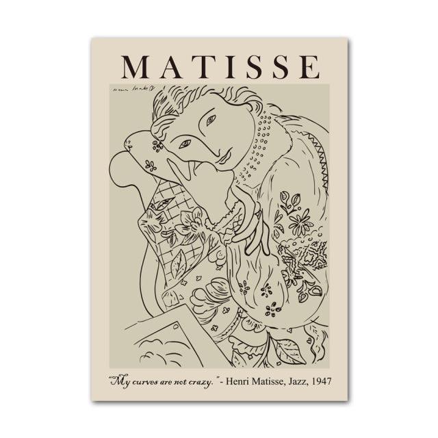 Nevosa | Henri Matisse Picasso Abstrait Toile