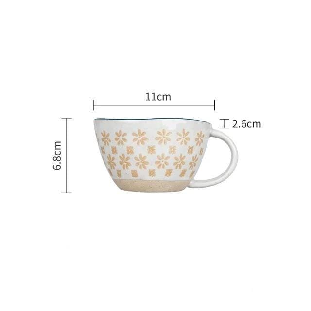 Handgemachte Kaffeetasse | Rustikales Design | Für Tee & Kaffee