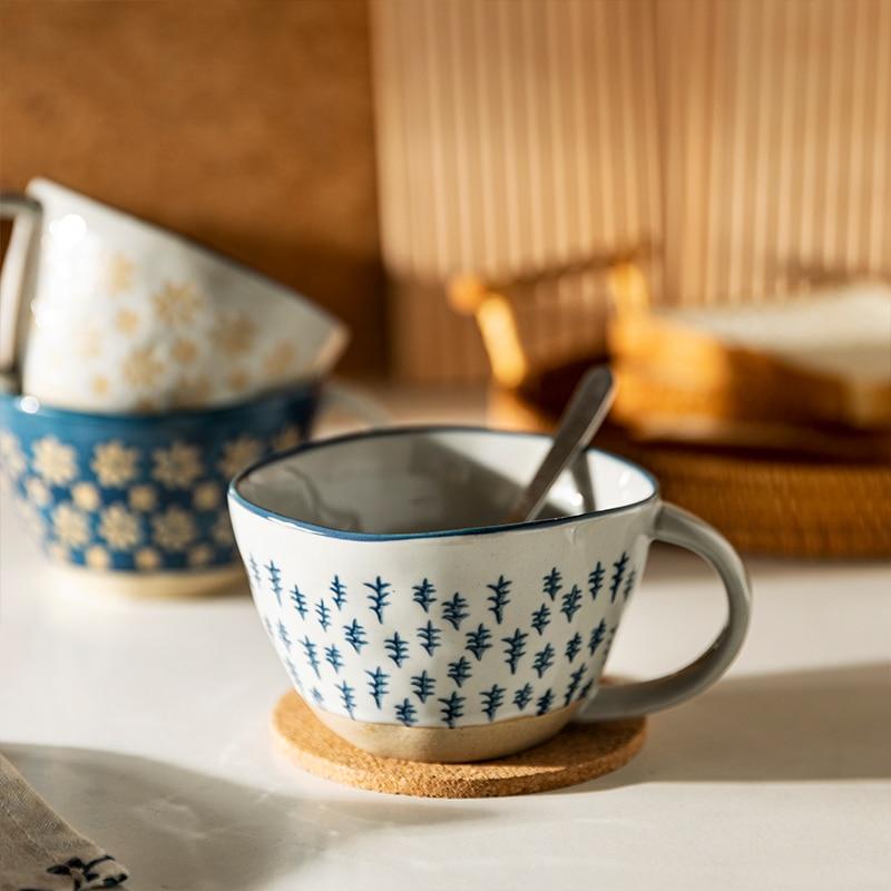 Handgemachte Kaffeetasse | Rustikales Design | Für Tee & Kaffee