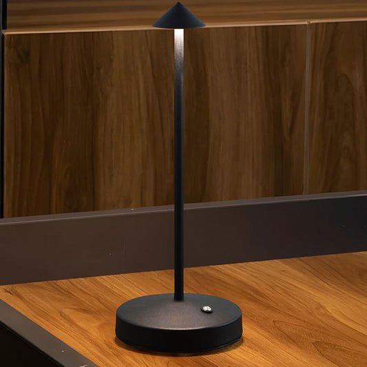Nevosa | Simplicité Moderne Lampe de Table en Acrylique Cylindre Rond en Fer LED Triangle pour le Salon