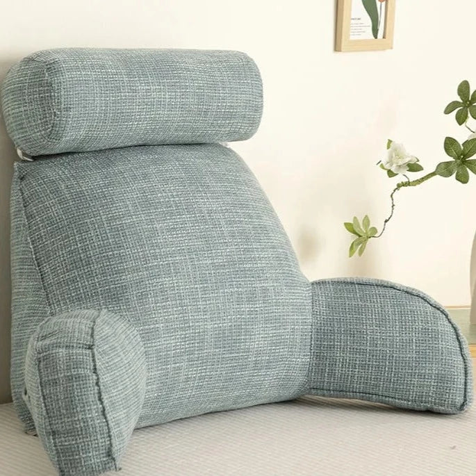 Coussin ergonomique pour dossier avec accoudoirs et appui-tête