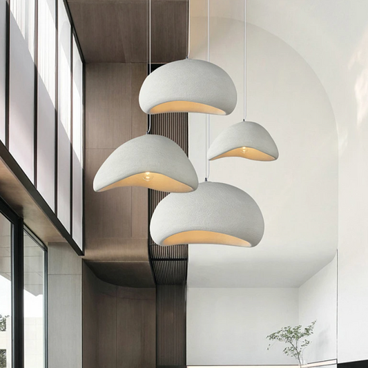Nevosa | ZenGlow Wabi Sabi Suspension Luminaire | Design Minimaliste | Luminaire Suspended Élégant pour Salon & Salle à Manger