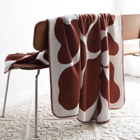 Nevosa | Couverture moderne et abstraite dans le style bohémien – Couverture de style nordique, couvre-lit, couvre-lit