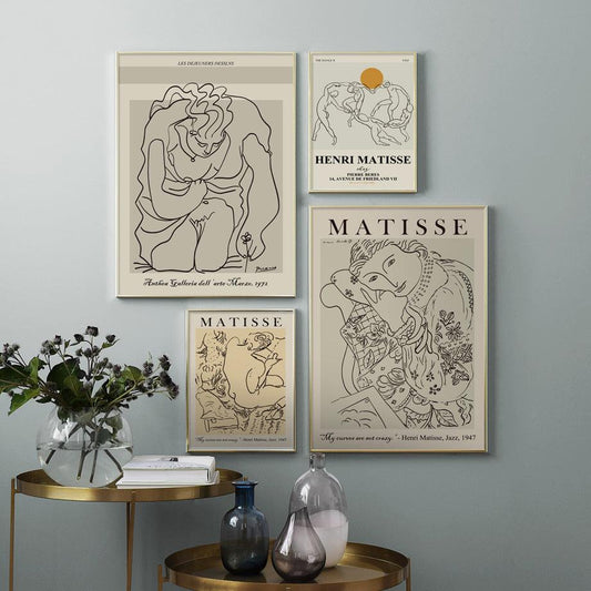 Nevosa | Henri Matisse Picasso Abstrait Toile