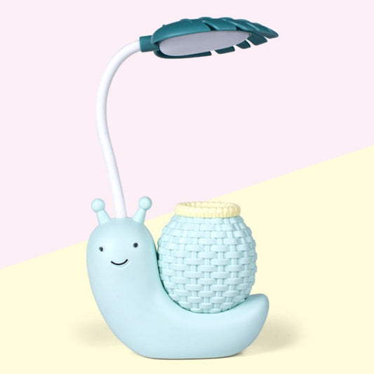 Nevosa | Lampe de bureau porte-crayon escargot enfants